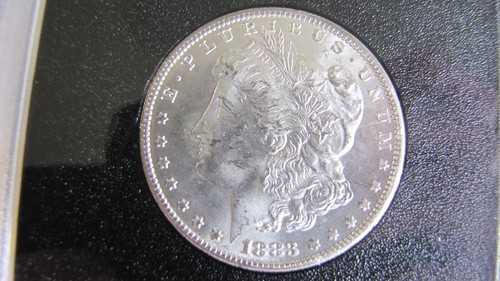 1883 CC Carson City - GSA Hort - Silber Morgan Dollar schöne Tönung am hinteren Rand - Bild 4 von 7