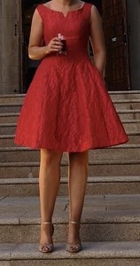 coast long red dress