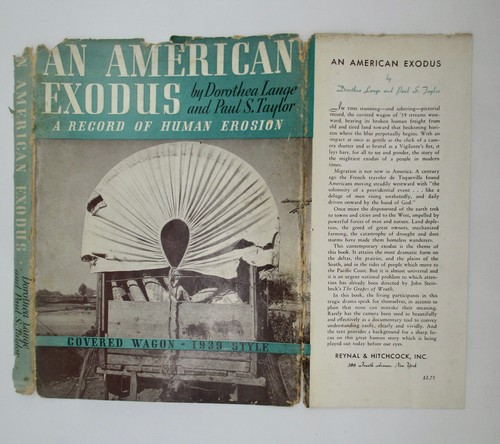 Dorothea Lange An American Exodus Photography 1939 First Edition w/ Dust Jacket - Imagen 9 de 19