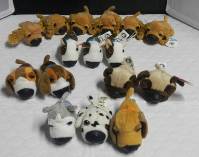 The Dog Artlist Collection Lot of 16 Plush Minis McDonald's Happy Meal 2004