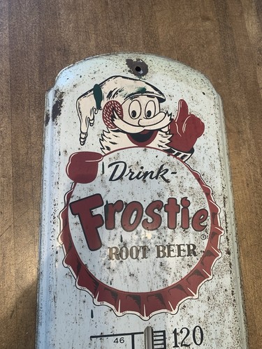 Frostie Root Beer Thermometer - Original - 36” - Soda - Country Store - Picture 3 of 15