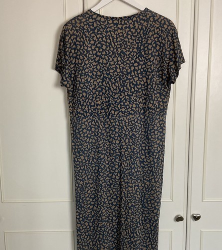 Braintree Clothing Jersey Dress Size XL 16 Blue Cotton Fit & Flare Sundress - Picture 8 of 17