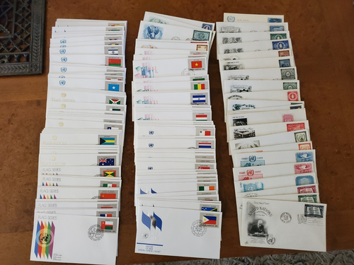 Huge Collection of 1123 United Nations UN Geneva & Vienna First Day Issue Covers - Picture 4 of 8