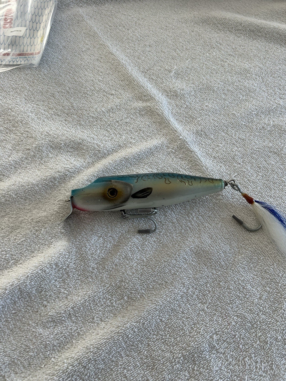 Domsson Popper  Surf  Lure Striper Plug Metal Lip Stripedbass Pikie Danny - Image 4