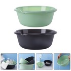  2pcs Plastic Large Washing Basin Multi-functional Home Wash Basin Thicken Wash