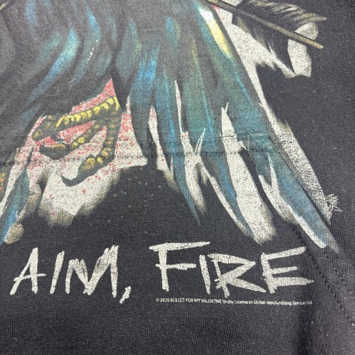 Bullet For My Valentine Hoodie Scream, Aim, Fire Licensed Apparel 2020 Y2K Band - Picture 4 of 8