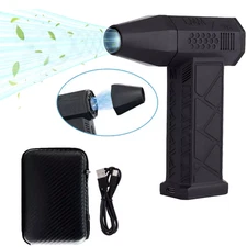 Compressed Air Duster Mini Blower with LED Light, 130,000 RPM, 4 Speed New