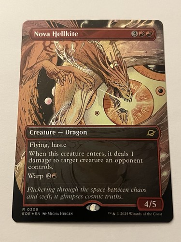Nova Hellkite (Borderless) Edge of Eternities Foil