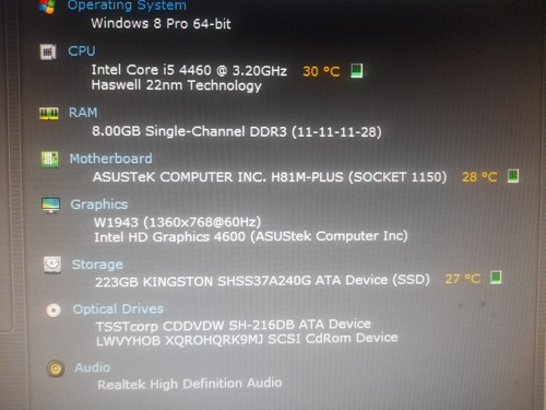 desktop Corsair ( SSD Kingston HyperX 240 gb ) - Picture 4 of 18