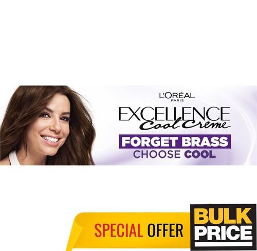 L'Oréal Excellence Cool Creme 7.11 Ultra Ash Blonde Anti-Brass Hair Color 3-Pack - Picture 5 of 6
