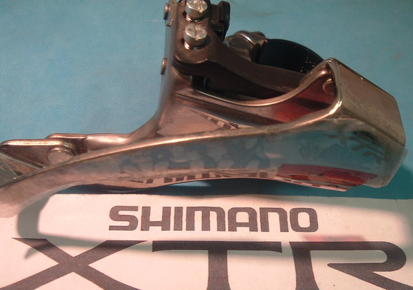 Shimano XTR M960 31,8/28,6 Mm Neue NOS MTB Umwerfer Dual Pull 3X8/9-Fach-image