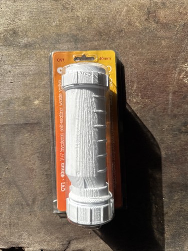 WAVIN HEPVO SELBSTDICHTENDE ABFALLFALLE WEISS 40mm x 40mm - Nr:CV1 WH - Bild 1 von 2