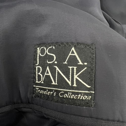 Blazer JO S A BANK Traveler's Collection Azul Marino Lana Spandex Para Hombre Talla 42R - Imagen 6 de 11