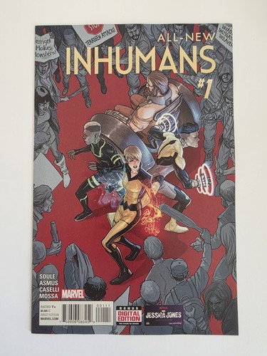 ALL-NEW INHUMANS #1 9.4 NM 2016 1ST PRINT MAIN COVER A MARVEL COMICS - Picture 1 of 11