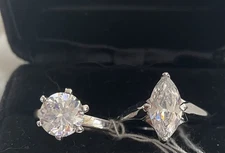 Lot Of 2 Costume RINGS.  SEE DESCRIPTION FOR DETAILS