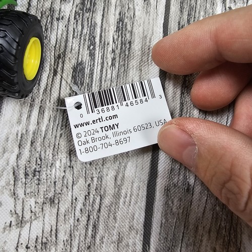 John Deere Tractor, Working Front End Loader, Diecast, ERTL, Farm Toy 4 Inch - Picture 5 of 10