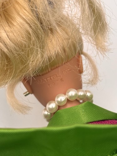 Vintage 1958 Barbie Puppe Bubble Cut mit grünem Theater Outfit Konvolut Lot 2 - Bild 8 von 11