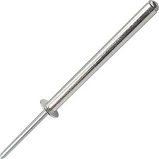 40 Pcs 3/16x1-49/64" Aluminum Long Blind Rivets Long Split Rivets Silver