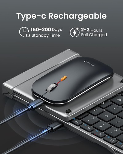 Foldable Keyboard and Mouse, XKM01 True Full-Size Folding Wireless Keyboard M... - Picture 6 of 9