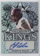 2022 Leaf Metal Draft Touchdown Kings Silver Mojo 8/20 Charlie Kolar Auto 4z8