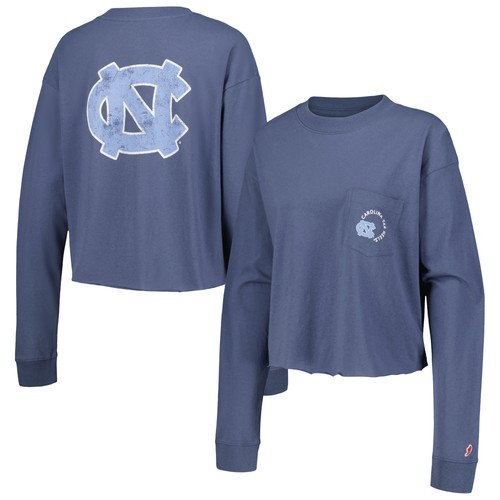 Women's League Collegiate Wear Navy North Carolina Tar Heels Clothesline-Midi
