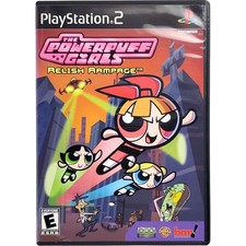Powerpuff Girls Relish Rampage - Sony Playstation 2 PS2 Tested Authentic
