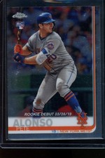 2019 Topps Chrome Update Series - Rookie Debut Pete Alonso #52 (RC)