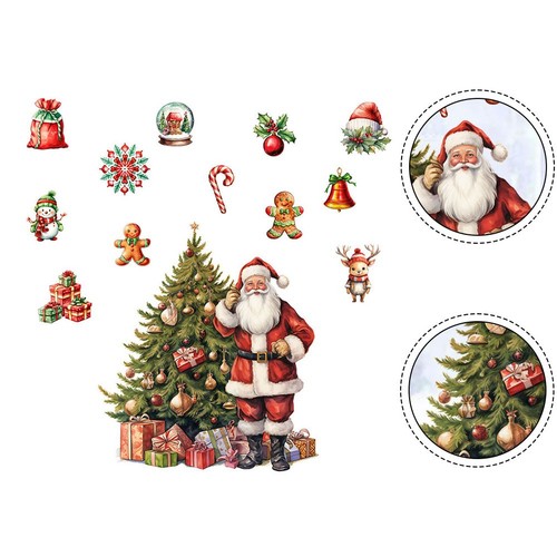 Christmas Wall Decals Snowman Wall Art Creative Decorating Possibilities - Photo 11/12