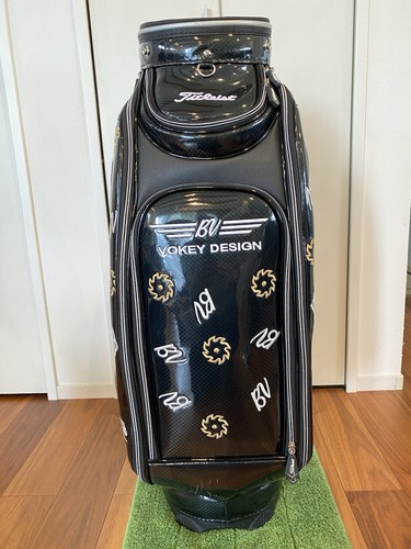 Titleist Vokey Spin Milled Black golf bag carry caddy cart bag rare japan used - Picture 4 of 24