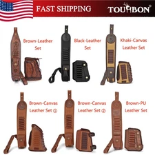 TOURBON Hunting Gun Sling Cheek Rest Rifle Ammo Holder Set US-Multiple Choices