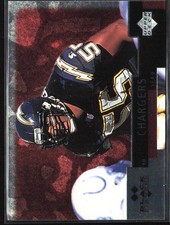 1998 Upper Deck Black Diamond Double Diamond Junior Seau #70 HOF