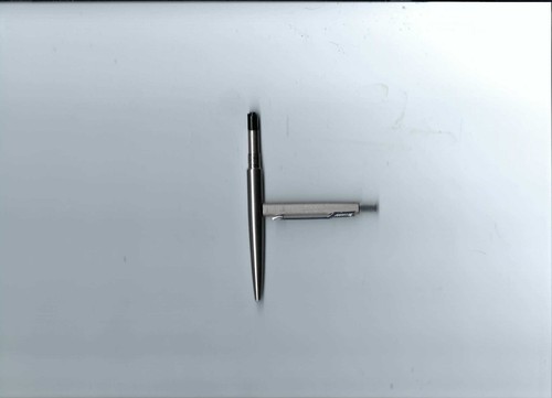 Parker Klassischer Edelstahl mit Chromrand Kugelschreiber - Neue Schwarze Mine - Bild 6 von 6