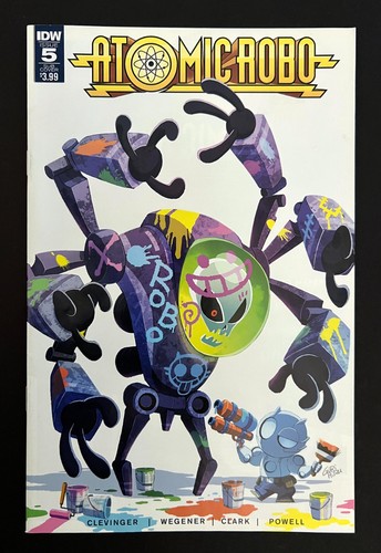 Atomic Robo Ring of Fire #1-5 Hi-Grade Complete Series w/Variant Covers IDW 2015 - Picture 4 of 4