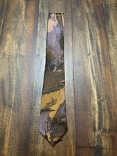 Vintage Bugle Boy Tie, Made In USA, Color Multi