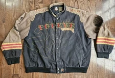 JH Design Popeye The SailorMan Street Wear Bomber Jacket Mens 3XL 2006