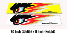 Commander Eye Style Sunstrip Fits Mugen Power Jdm - Windshield Banner Graphic
