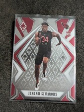 2020 Panini Phoenix #145 Isaiah Simmons Rookie Arizona Cardinals Football Card. rookie card picture