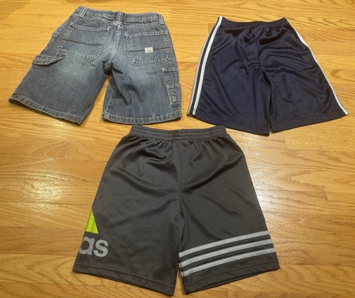 Lot Of 3 youth boys size 7 7Xadidas shorts mesh & Children’s Place Jean - Picture 6 of 6