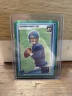 2025 Panini Donruss Optic - Rated Rookie Jaxson Dart #273 Green Hyper Prizm (RC)