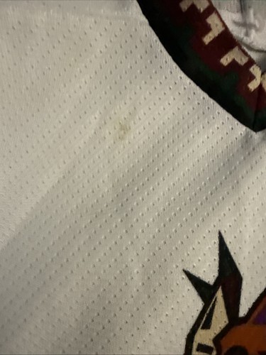 VTG 90s Phoenix Coyotes Jersey Child One Size White CCM Maska Canada NHL - Bild 2 von 4