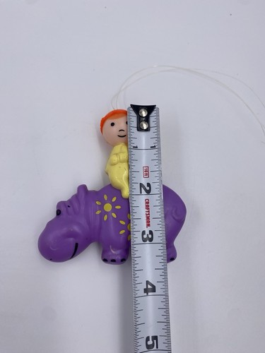 Set of 2 1968 Stawlwood Crib Mobile Circus Figures Hippo and Giraffe - Picture 5 of 6