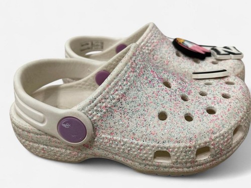 Kids Glitter crocs Size 7 - Picture 2 of 6