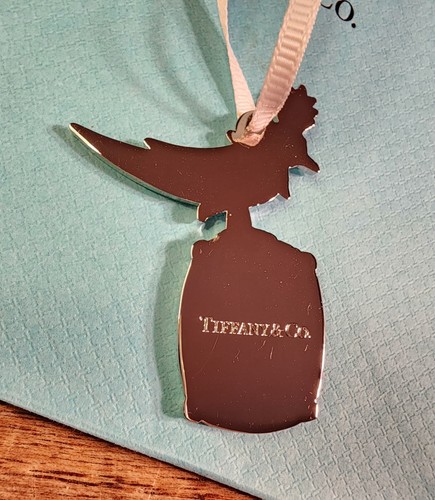 Tiffany Co Bird on a Rock Silver Bag Charm Ornament Pendant Limited Ed Tiffany's - Picture 5 of 15