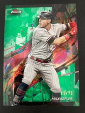 2024 Topps Finest Green Refractor 47 Max Kepler ed/75