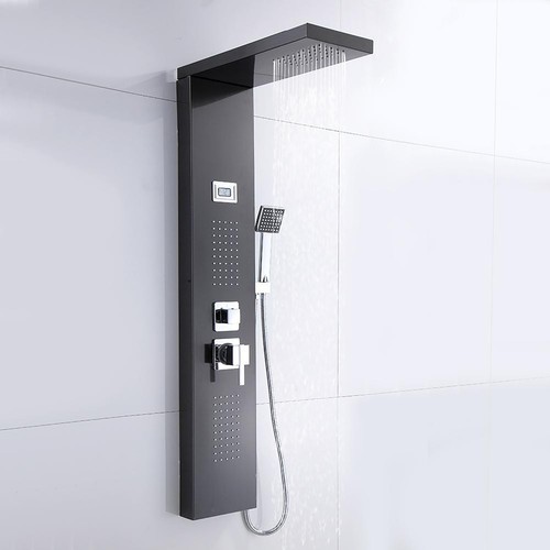 Stainless Steel Shower Panel Tower System Waterfall Shower for Bathroom - Picture 4 of 12