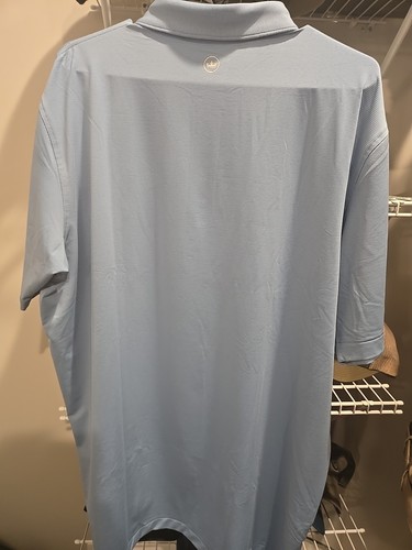 Peter Millar Light Blue Design Polo Shirt - Picture 5 of 5