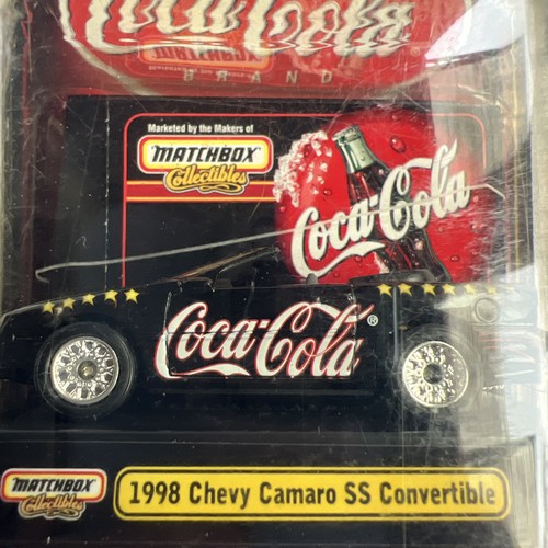 Vintage Matchbox Collectibles Coca Cola  1998 Chevy Camaro SS Convertible - Picture 2 of 24