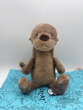 Jellycat BROOKE OTTER   BNWT Authentic Soft Plush Toy Brown with Dust bag