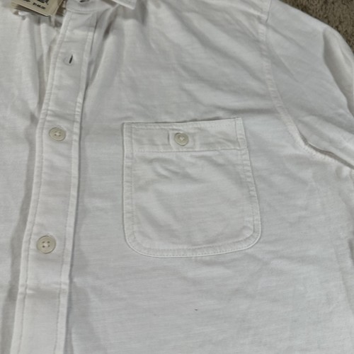 Faherty Shirt Mens Medium Knit Seasons Double Pocket Long Sleeve Organic MKC0086 - Picture 4 of 15