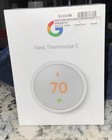 Google Nest Thermostat E T4001ES Programmable Thermostat White New in Open Box